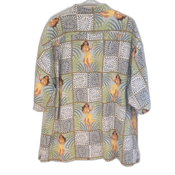 Tommy Bahama  Dancing Hula Ladies shirt Size XL - Picture 3 of 4